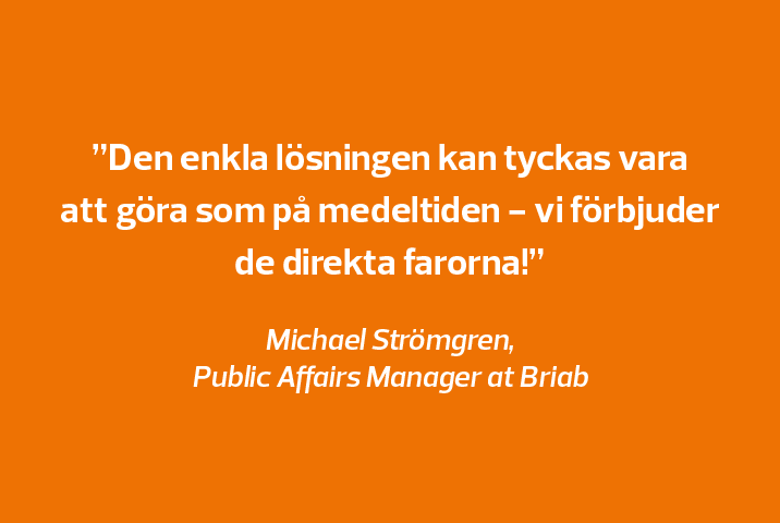Cita Michael Stömgren, Briab brandskydd